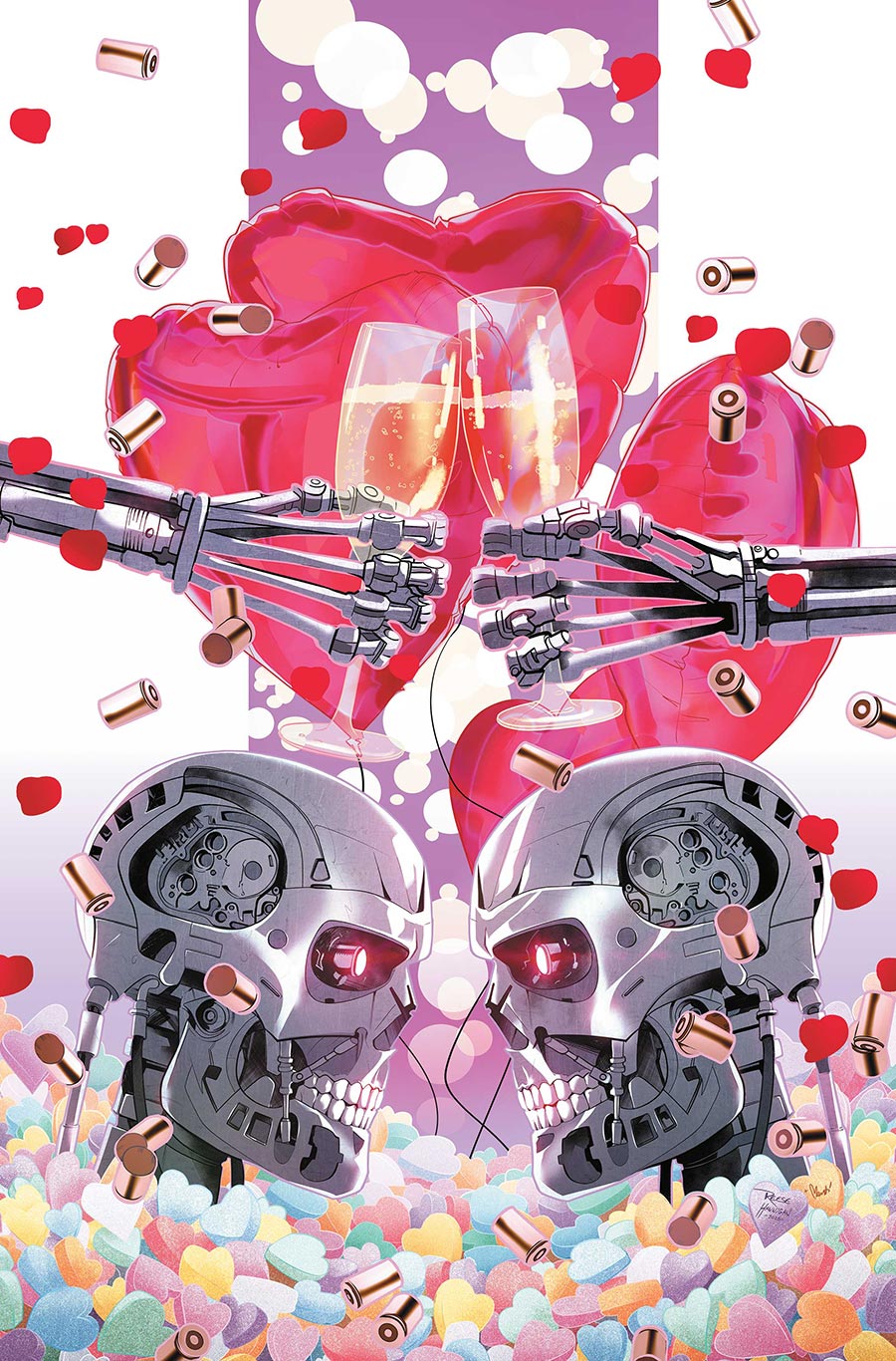Terminator Metal #5 Cover E Dynamite Metal Premium Reese Hannigan Virgin Cover