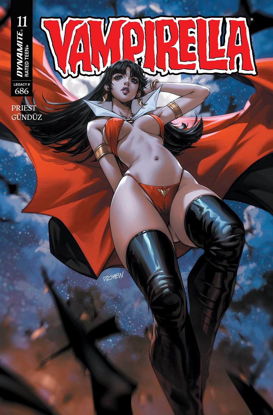 Vampirella Vol 9 #11 Cover B Variant Derrick Chew Cover (#686)
