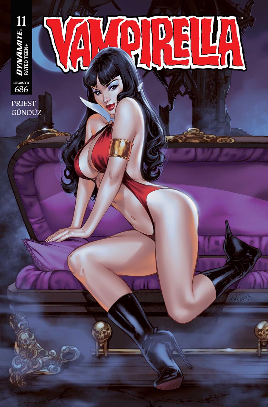 Vampirella Vol 9 #11 Cover D Variant Elias Chatzoudis Cover (#686)