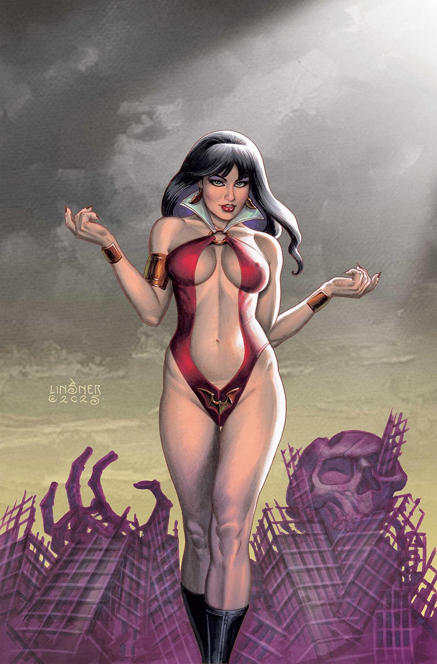 Vampirella Armageddon #8 Cover G Incentive Joseph Michael Linsner Virgin Cover