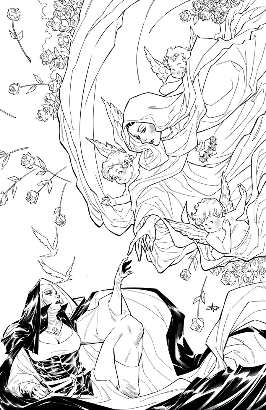 Marian Heretic #4 Cover D Variant Joe Jaro Unlimited Virgin Cover