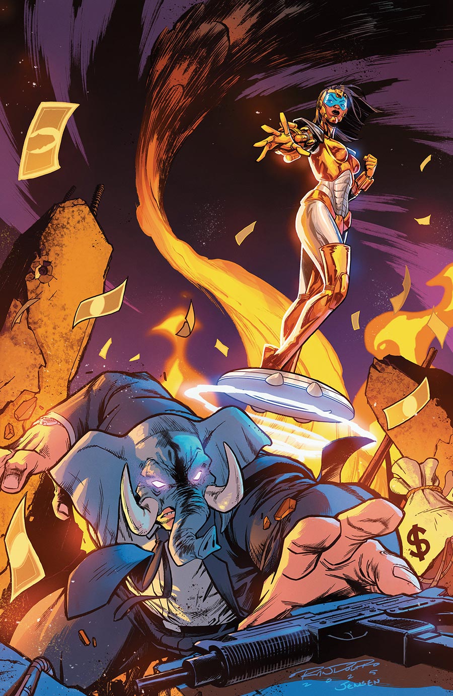 Center Holds #1 Cover C Incentive Khary Randolph Virgin Cover