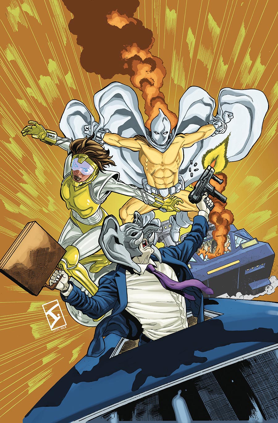 Center Holds #1 Cover F Variant Jamal Igle Reveal Cover