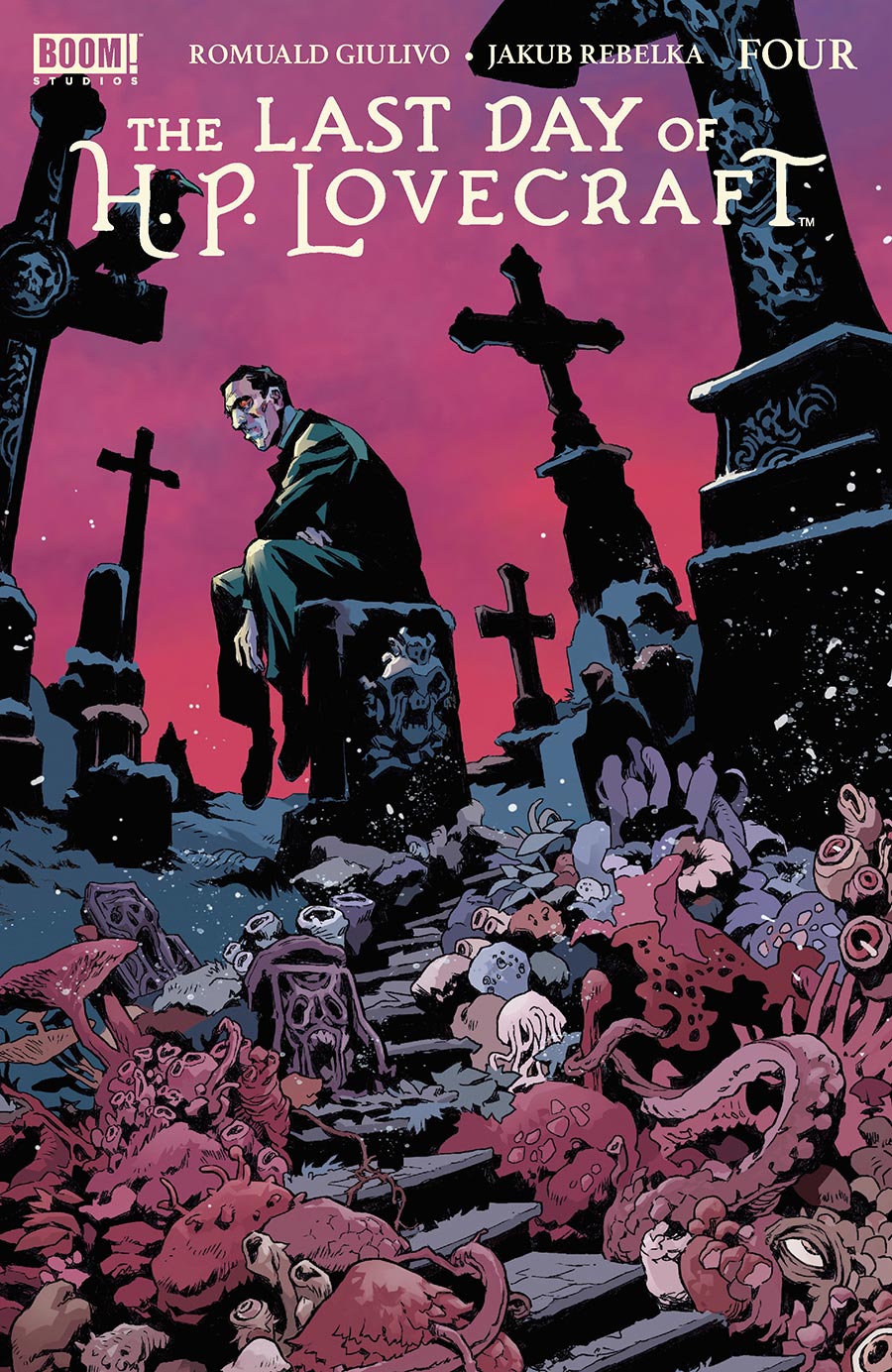 Last Day Of HP Lovecraft #4 Cover B Variant Francesco De Stena Cover