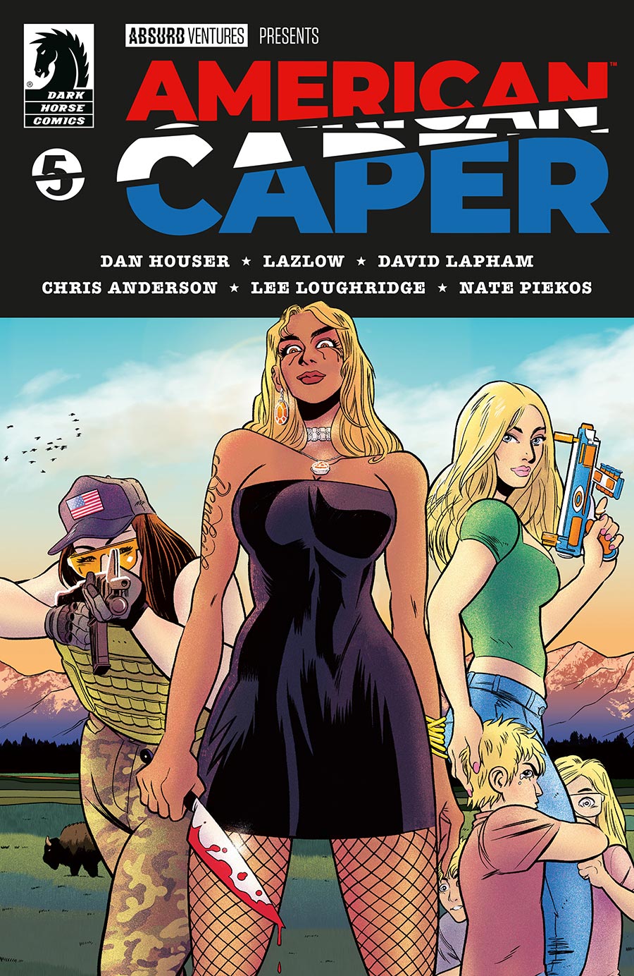 American Caper #5 Cover A Regular Tyler Boss Cover