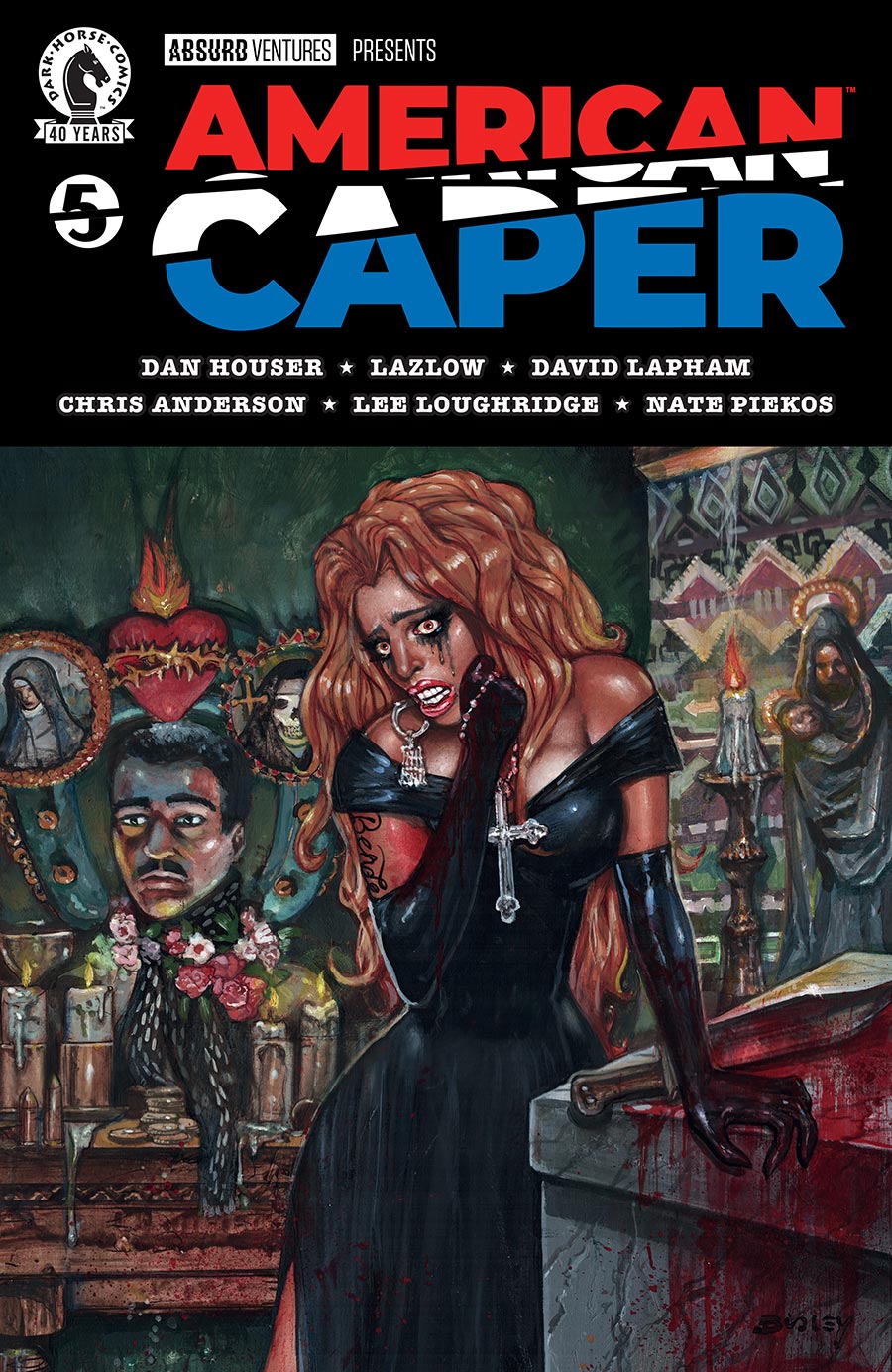 American Caper #5 Cover B Variant Simon Bisley Cover