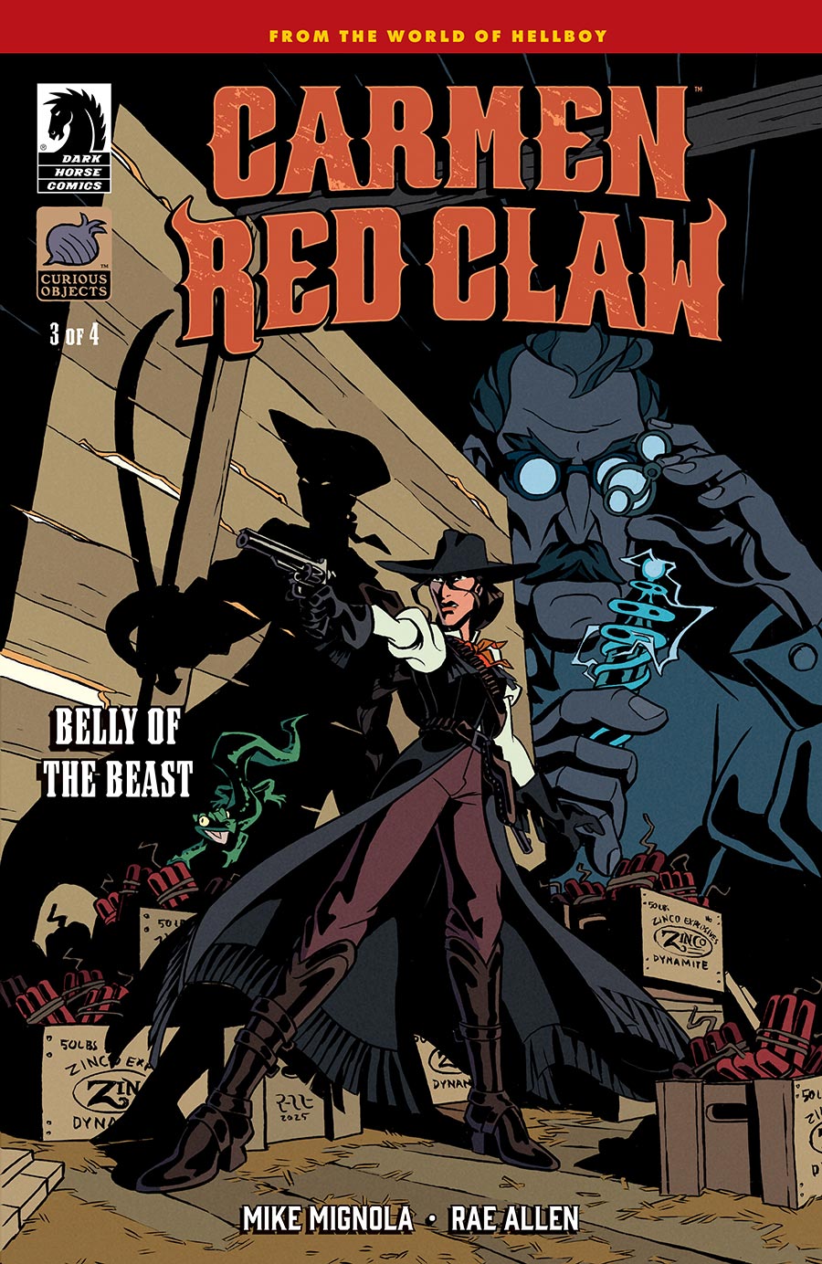 Carmen Red Claw Belly Of The Beast #3 Cover A Regular Rae Allen Cover (World Of Hellboy)