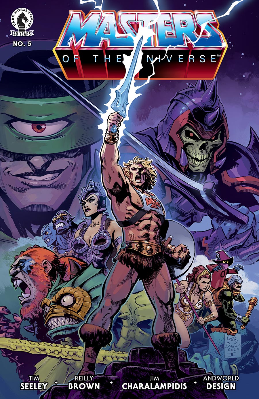 Masters Of The Universe Vol 6 #5 Cover A Regular Reilly Brown Cover