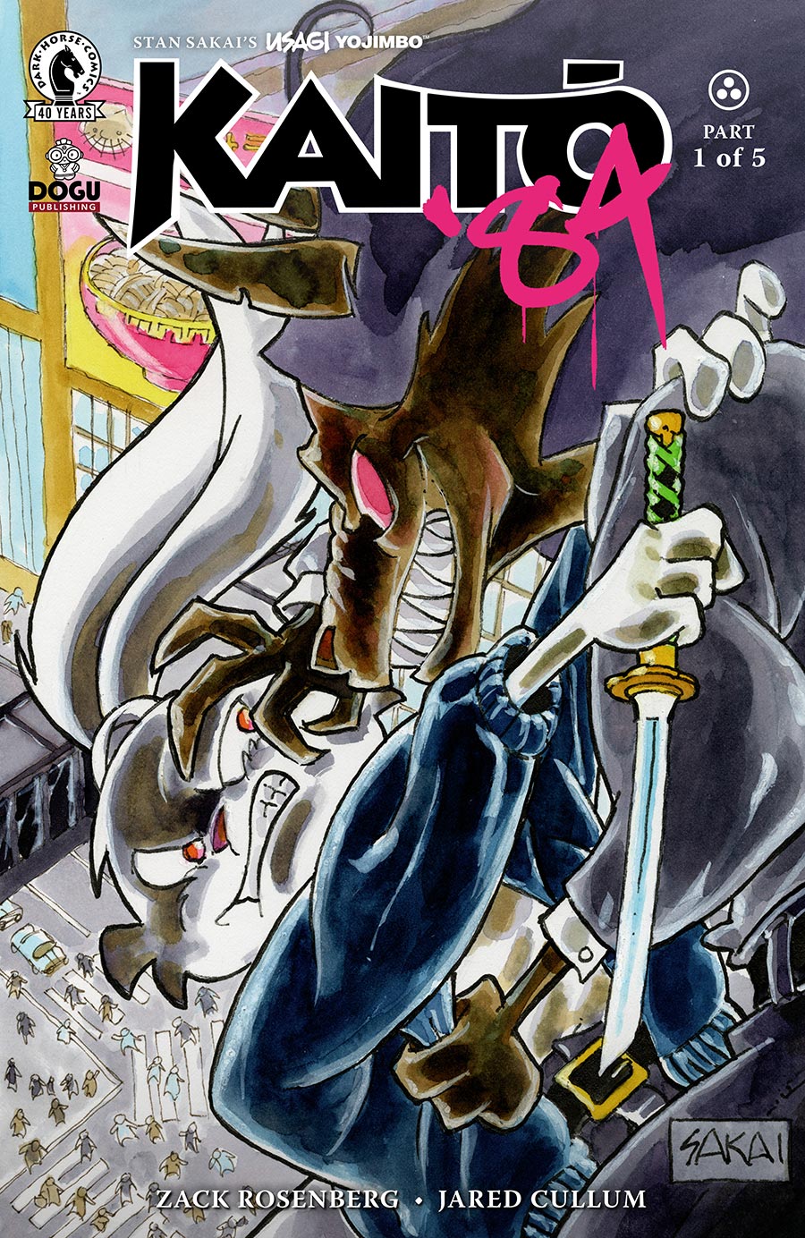 Stan Sakais Usagi Yojimbo Kaito 84 #1 Cover B Variant Stan Sakai Cover