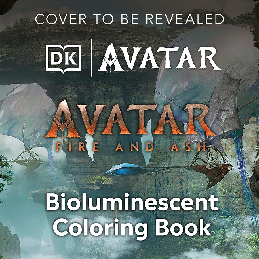 Avatar Fire And Ash Bioluminescent Coloring Book TP