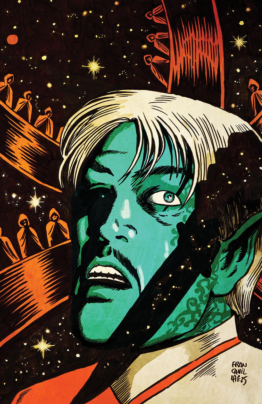 Star Trek The Last Starship #5 Cover C Incentive Francesco Francavilla Virgin Cover