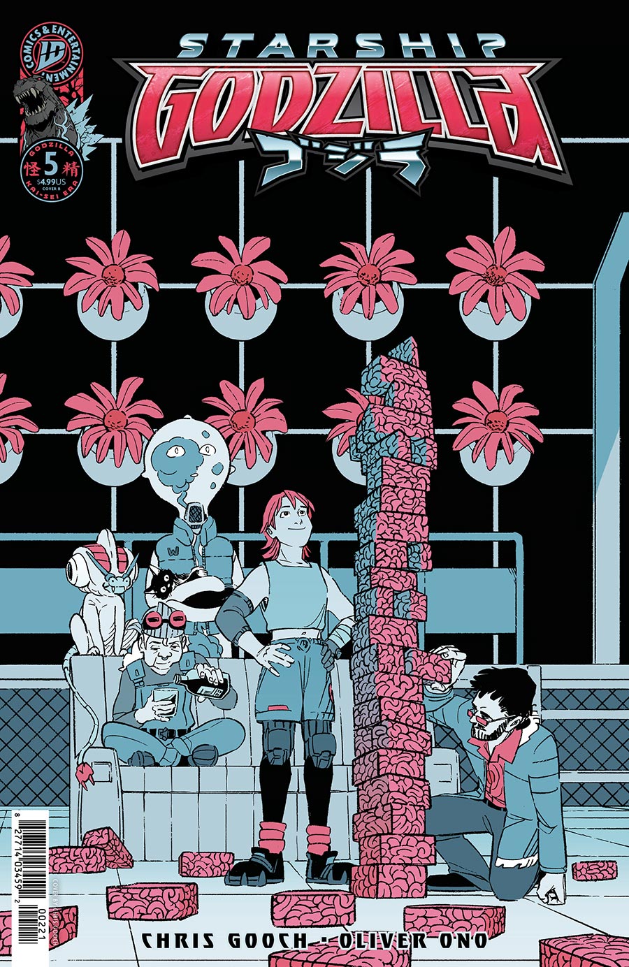 Starship Godzilla #5 Cover B Variant Chris Gooch Cover (Kai-Sei Era)