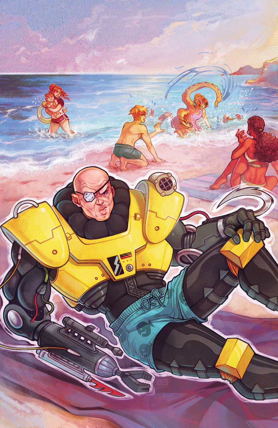 Street Sharks Vol 3 #5 Cover D Incentive Elizabeth Beals Virgin Cover