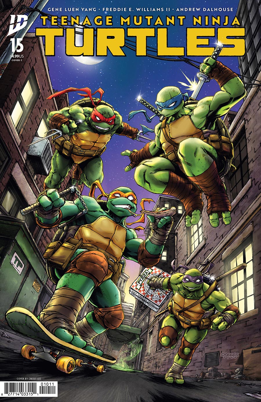 Teenage Mutant Ninja Turtles Vol 6 #15 Cover C Variant Creees Lee Cover