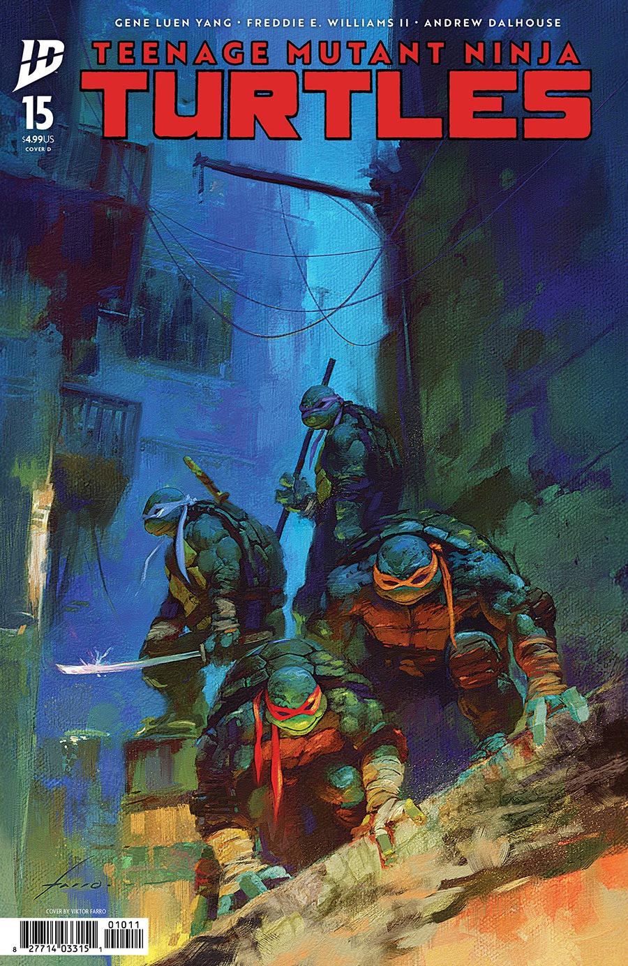 Teenage Mutant Ninja Turtles Vol 6 #15 Cover D Variant Viktor Farro Cover