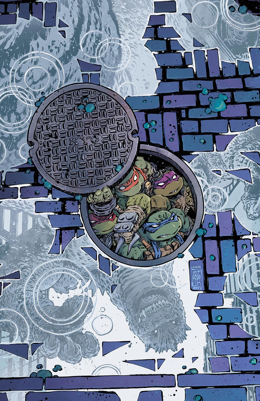 Teenage Mutant Ninja Turtles x Godzilla #4 Cover D Incentive Jorge Corona Virgin Cover