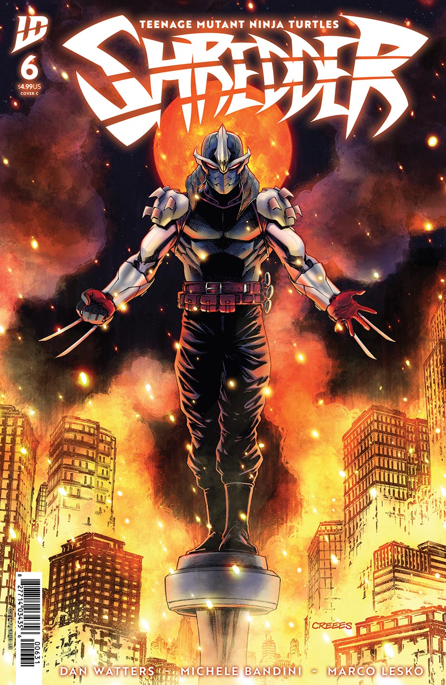 Teenage Mutant Ninja Turtles Shredder #6 Cover C Variant Creees Lee Cover