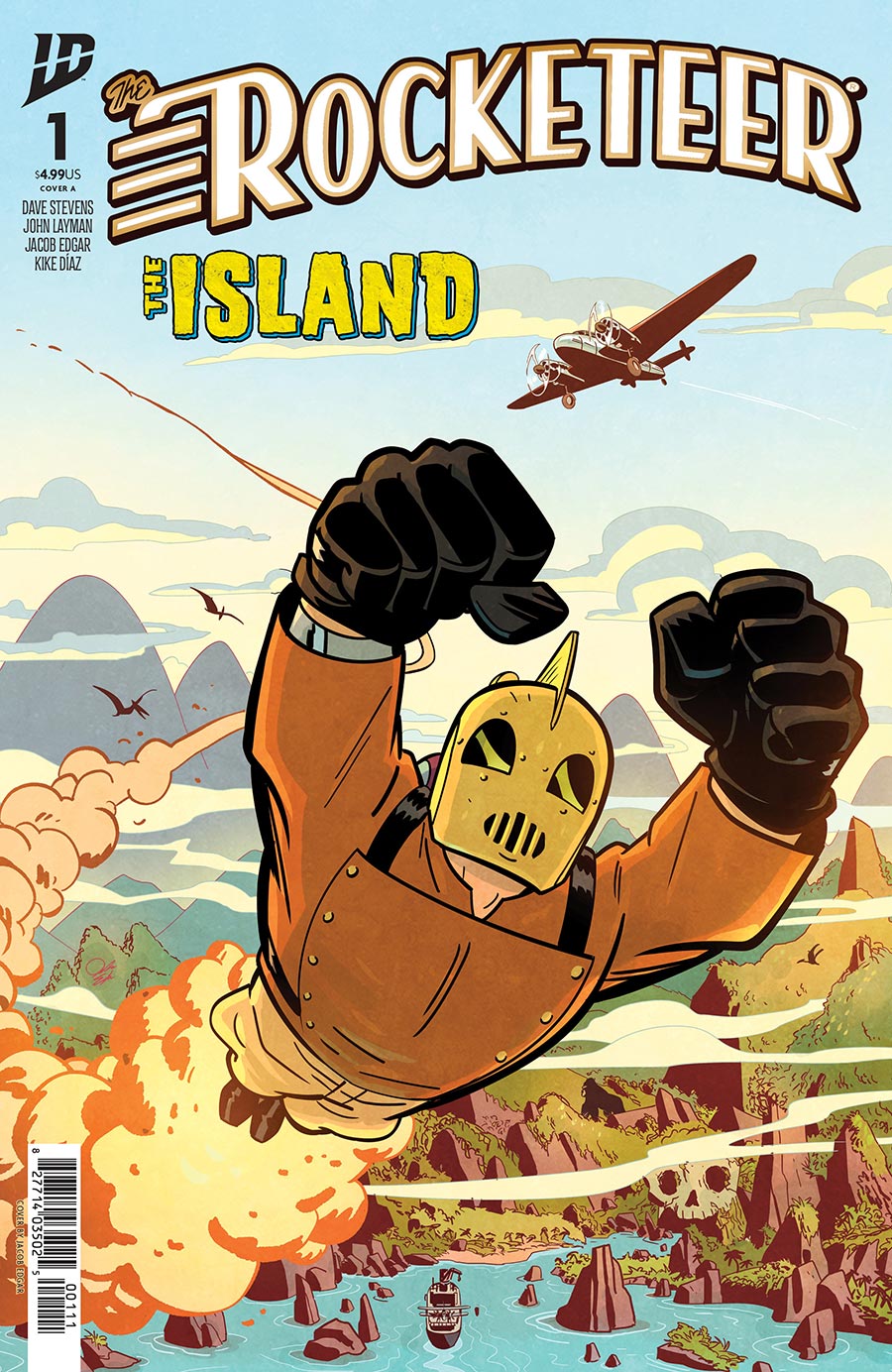 Rocketeer The Island #1 Cover A Regular Jacob Edgar Cover