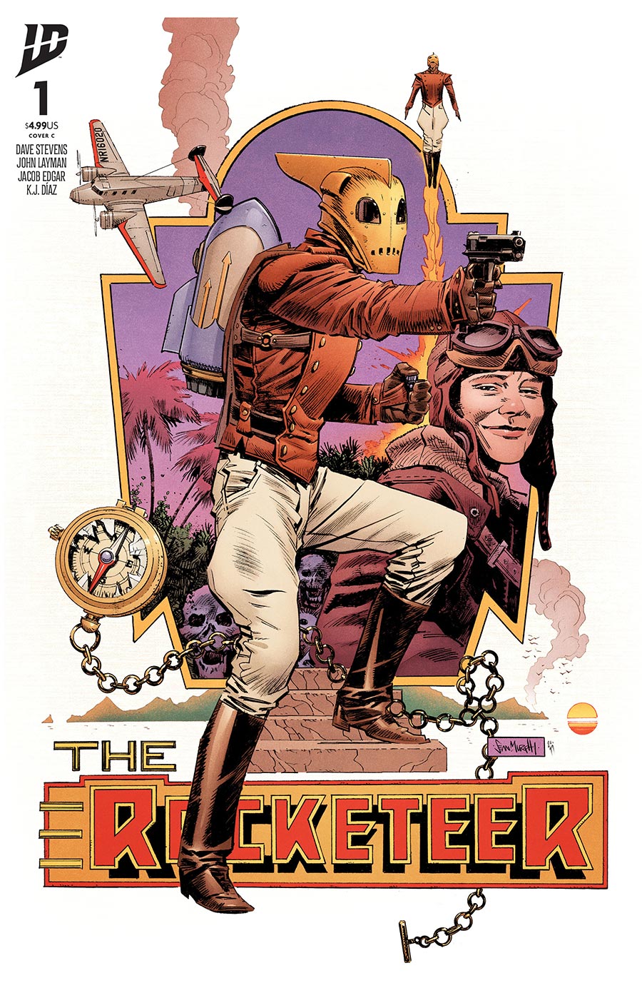 Rocketeer The Island #1 Cover C Variant Sean Murphy Cover