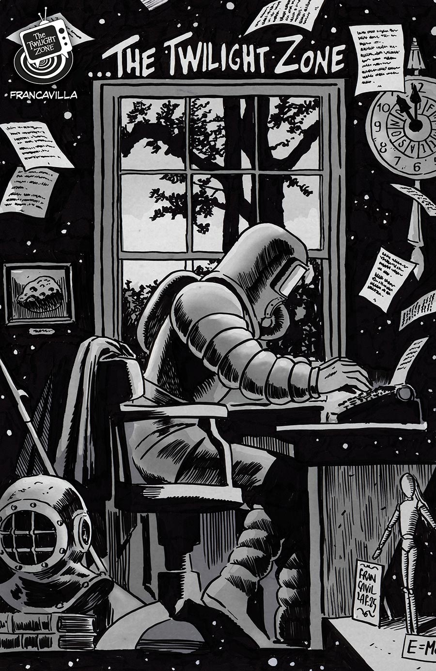 Twilight Zone Vol 6 #5 Cover B Variant Francesco Francavilla Connecting Cover