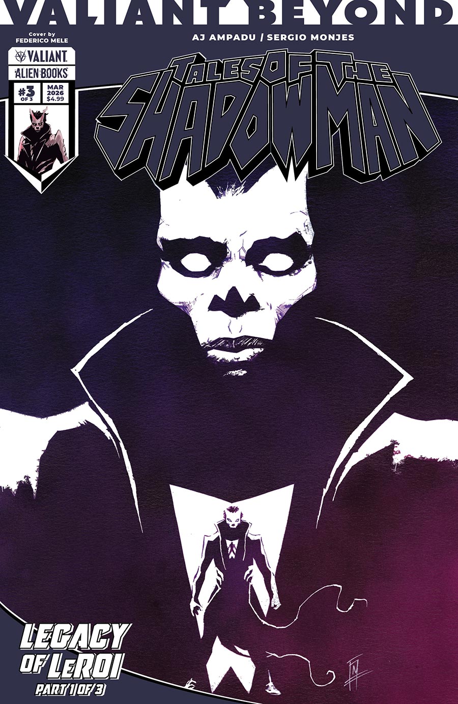 Valiant Beyond Tales Of The Shadowman #7 Legacy Of LeRoi Part 1 Cover B Variant Federico Mele Cover
