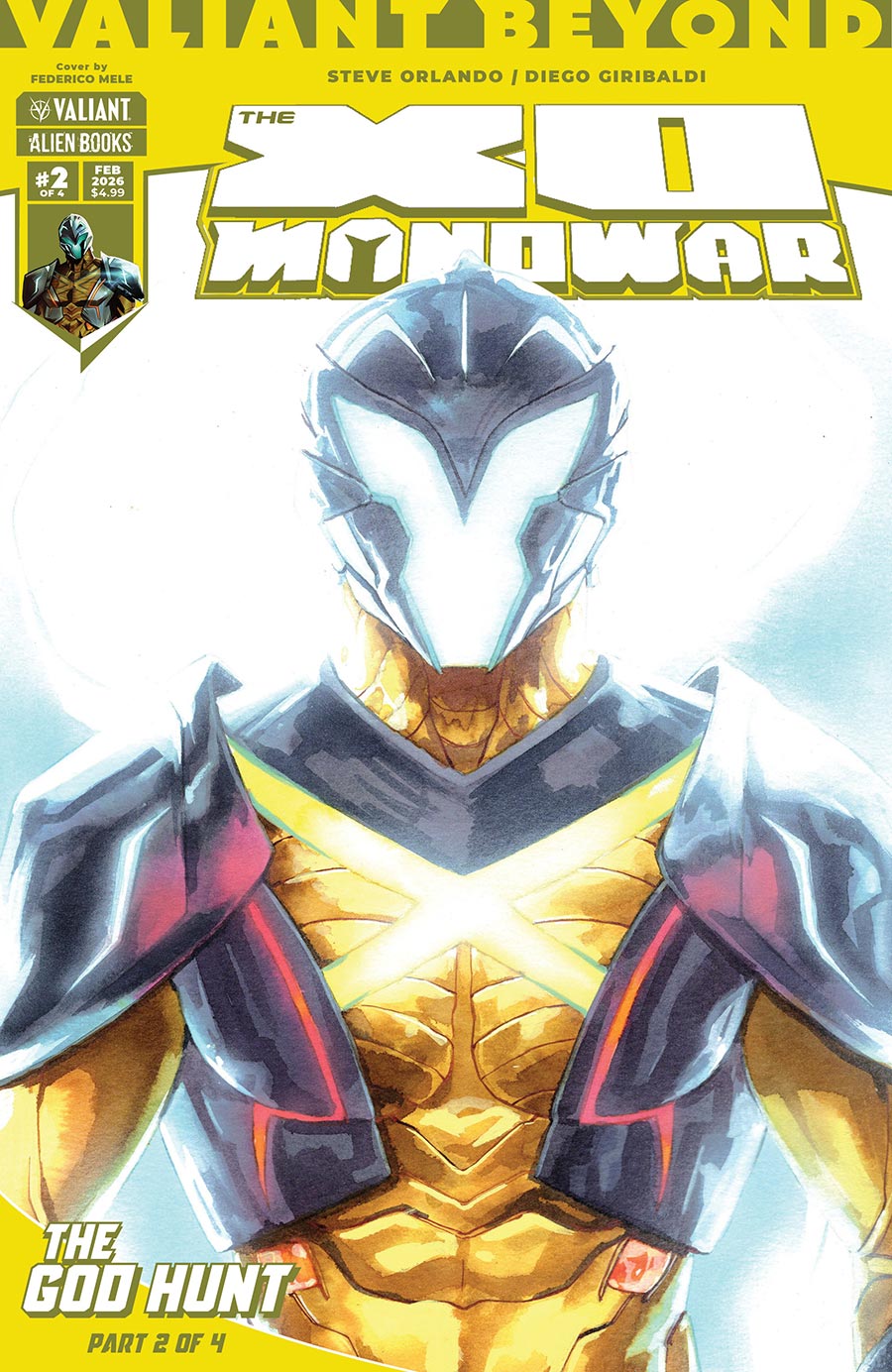Valiant Beyond The X-O Manowar #6 The God Hunt Part 2 Cover B Variant Federico Mele Cover