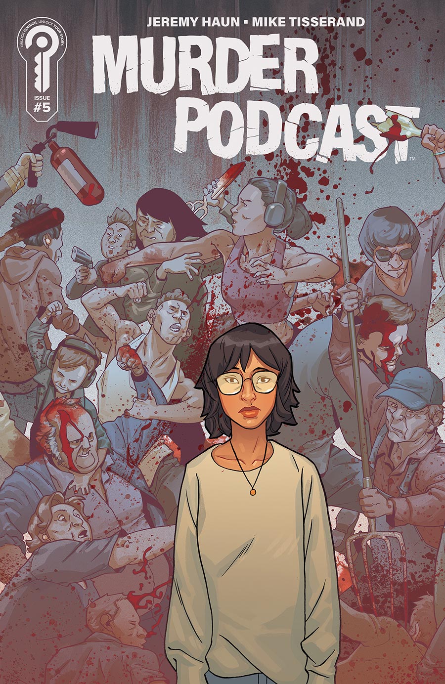 Murder Podcast #5 Cover B Variant Mike Tisserand Connecting Cover