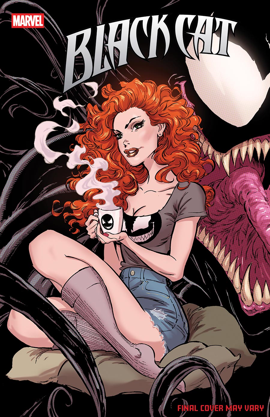 Black Cat Vol 3 #7 Cover B Variant Kaare Andrews 2-Part Connecting Cover