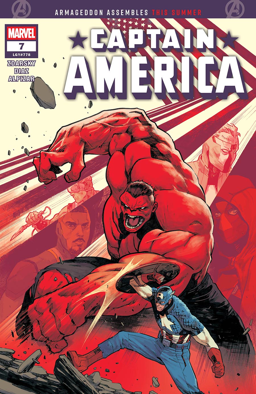 Captain America Vol 11 #7 Cover A Regular Valerio Schiti Cover