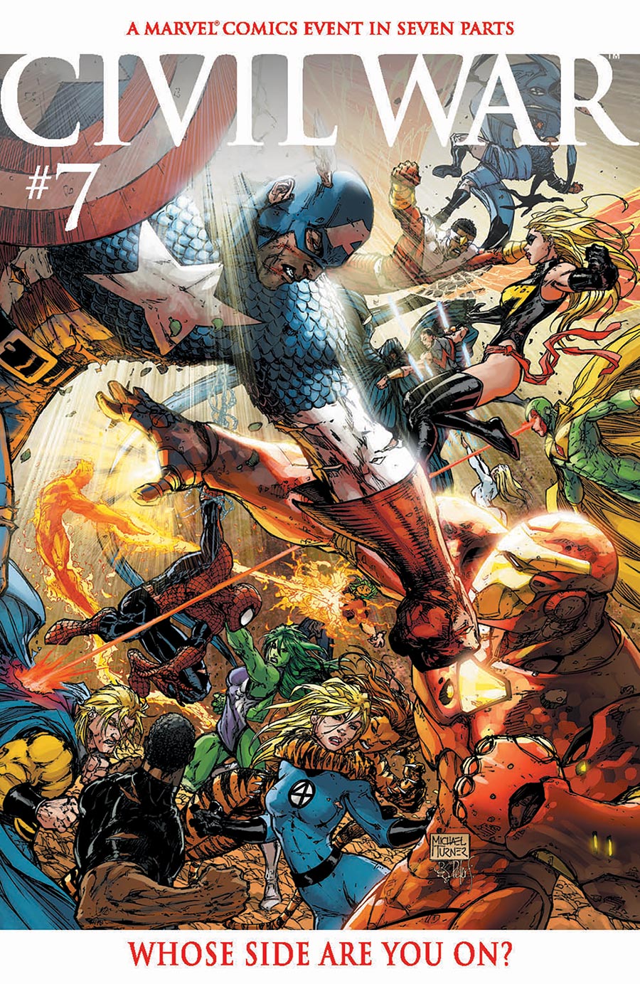 Civil War #7 Cover F Facsimile Edition Variant Michael Turner Foil Cover