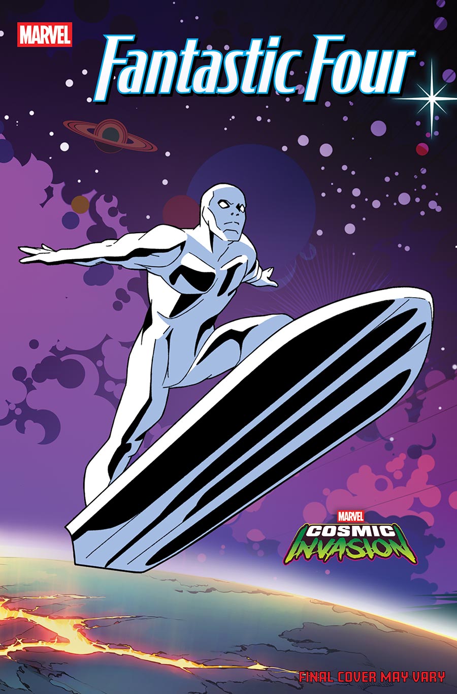 Fantastic Four Vol 8 #8 Cover C Variant Marvel Cosmic Invasion Cover
