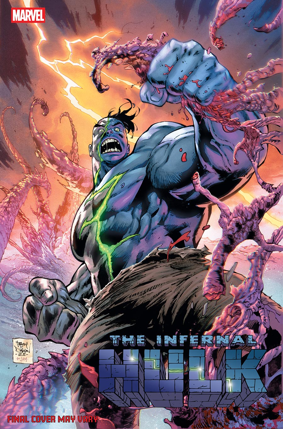 Infernal Hulk #4 Cover C Variant Tony Daniel Cover
