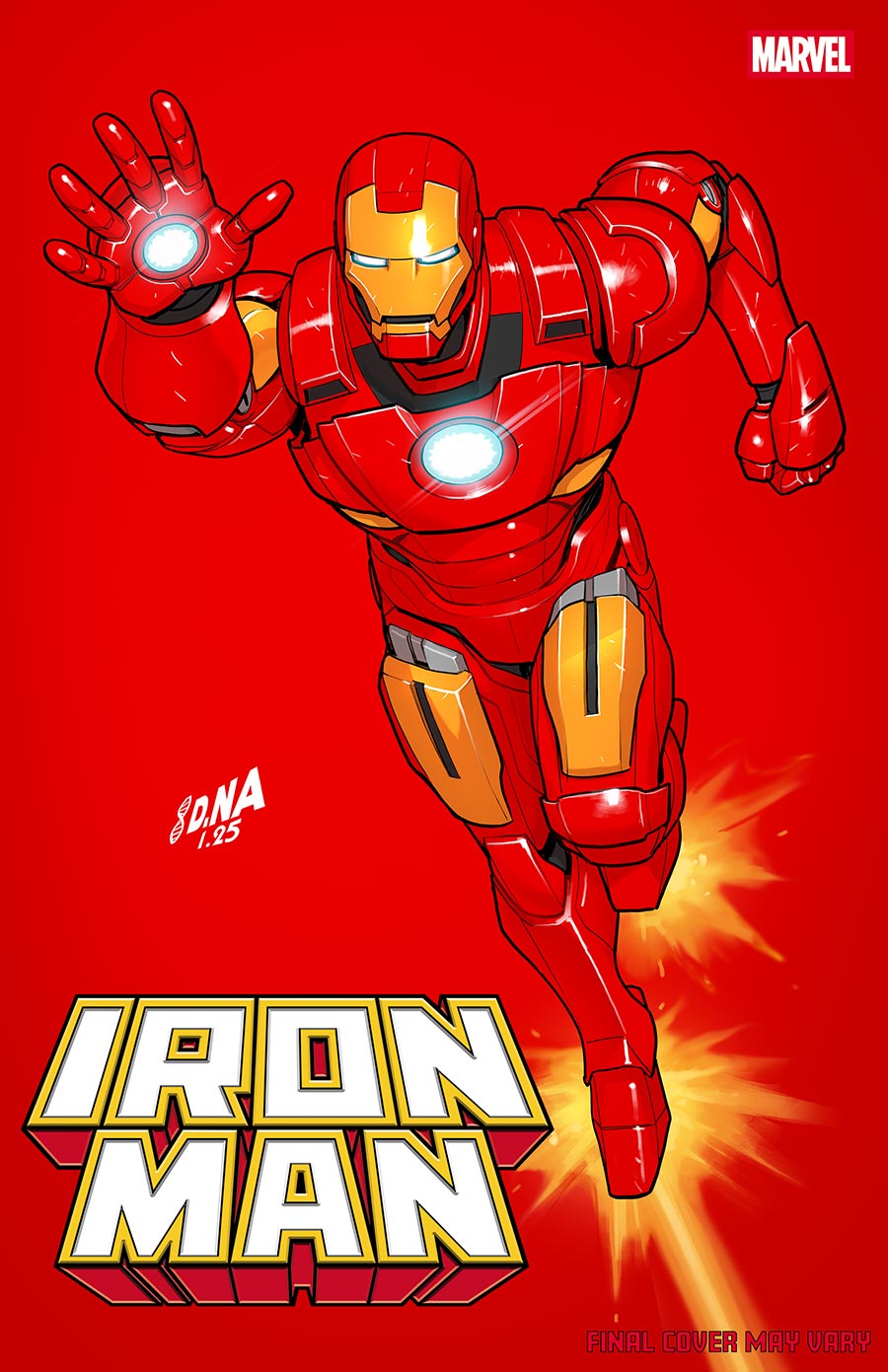 Iron Man Vol 8 #2 Cover C Variant David Nakayama Color Block Red Cover