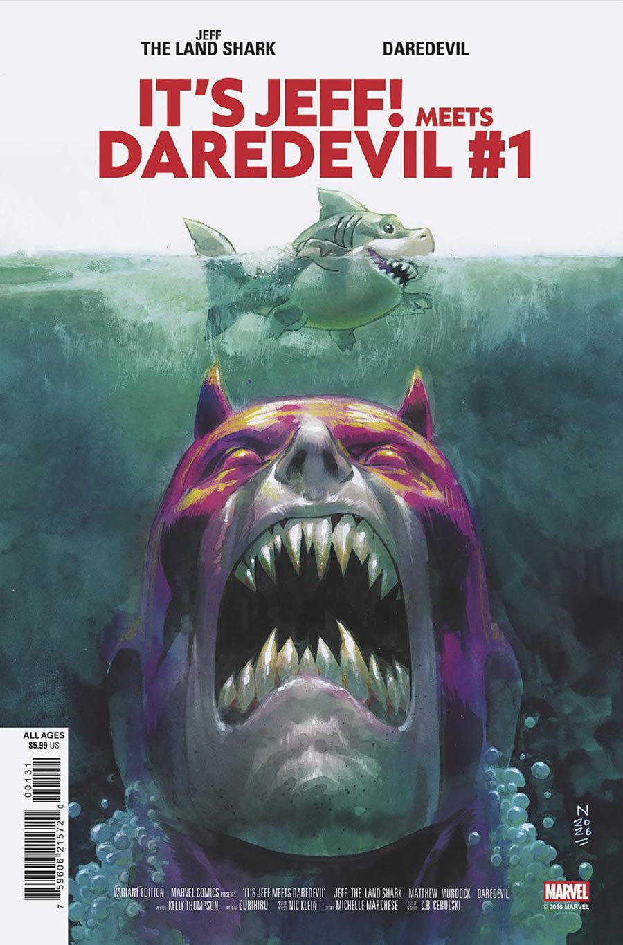 Its Jeff Meets Daredevil #1 (One Shot) Cover C Variant Nic Klein Cover