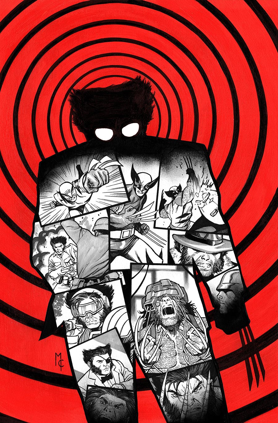 Logan Black White & Blood #2 Cover D Incentive Martin Coccolo Virgin Cover