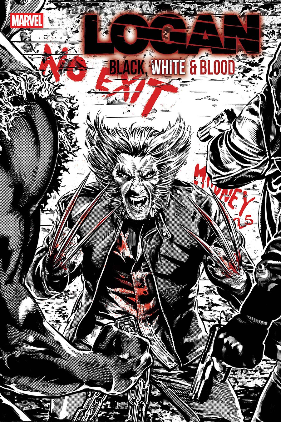 Logan Black White & Blood #2 Cover B Variant Stephen Mooney Cover