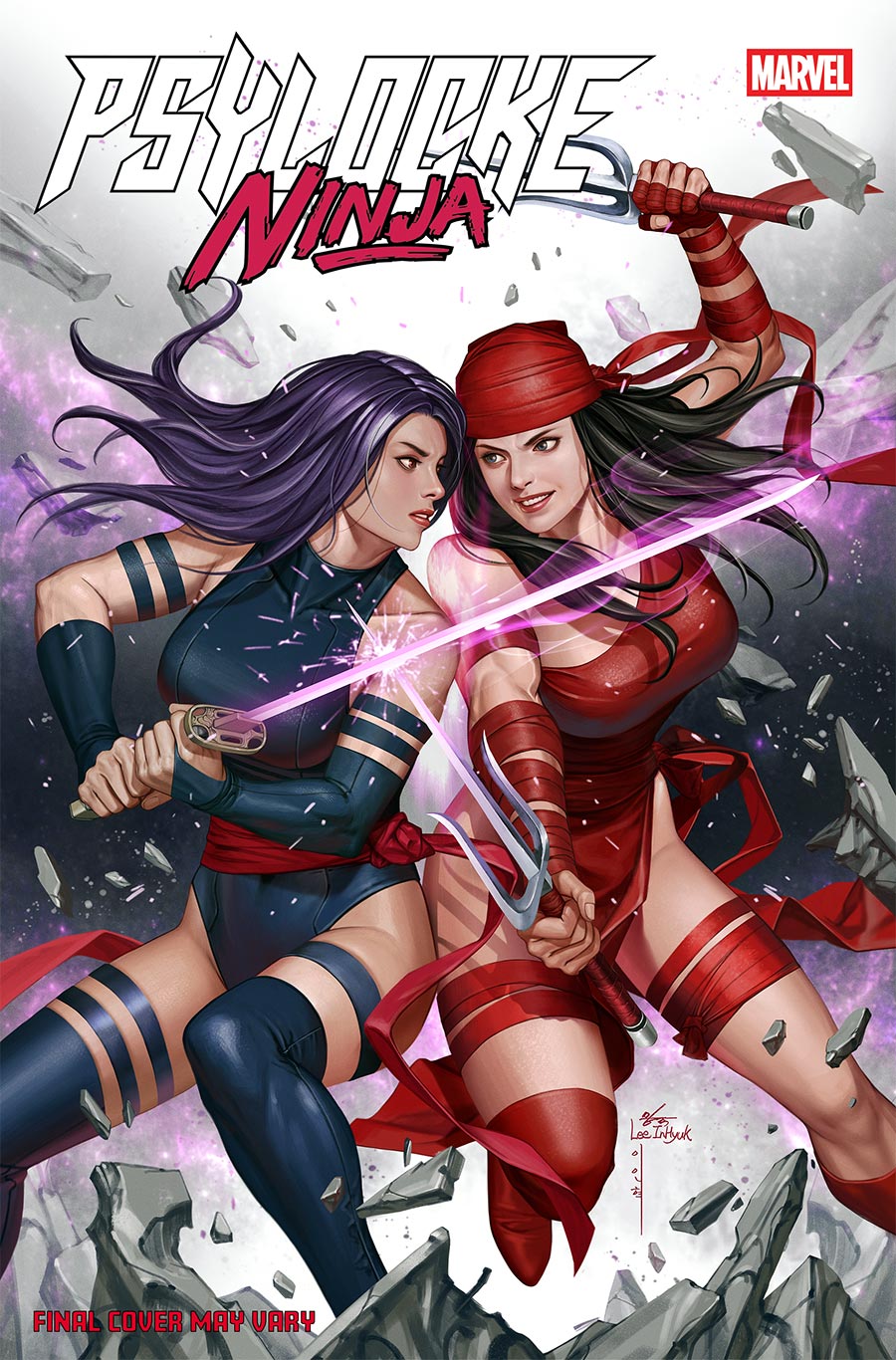 Psylocke Ninja #2 Cover B Variant Inhyuk Lee Versus Elektra Cover