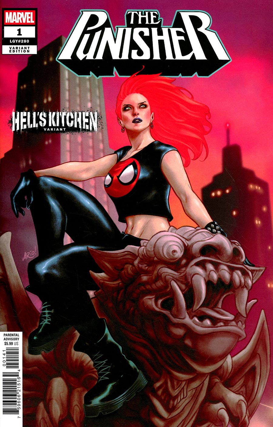 Punisher Vol 14 #1 Cover B Variant Ario Anindito Hells Kitchen Cover