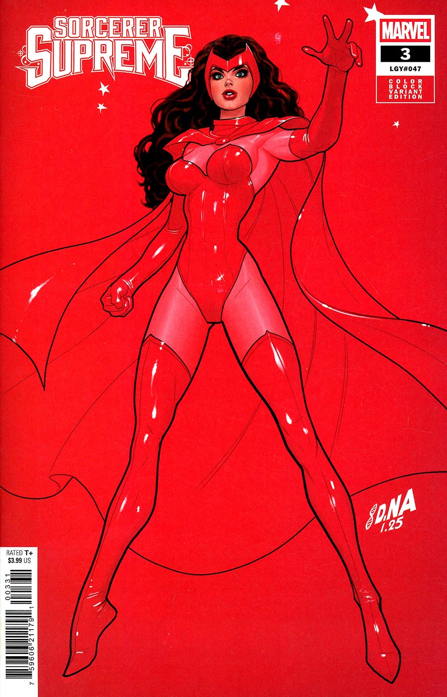 Sorcerer Supreme #3 Cover B Variant David Nakayama Color Block Red Cover