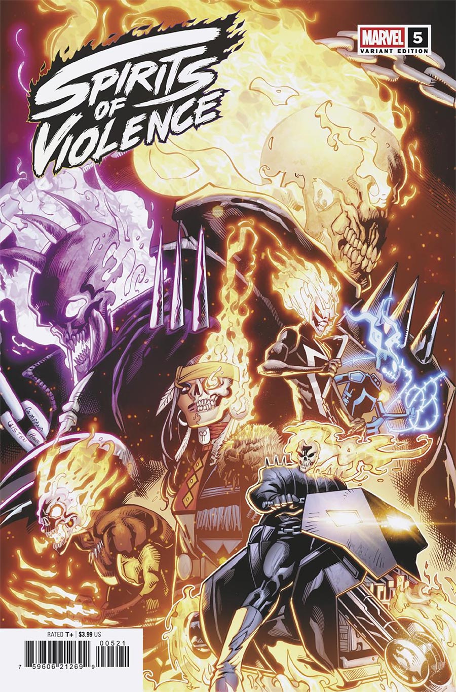 Spirits Of Violence #5 Cover B Variant Chris Campana Cover