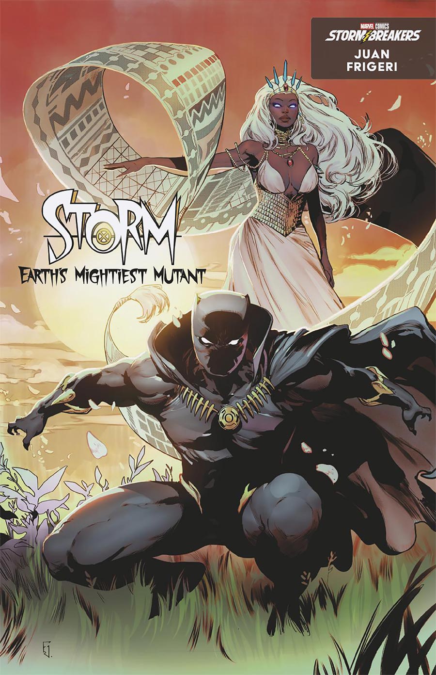 Storm Earths Mightiest Mutant #1 Cover C Variant Juan Frigeri Black Panther Cover (Shadows Of Tomorrow Tie-In)