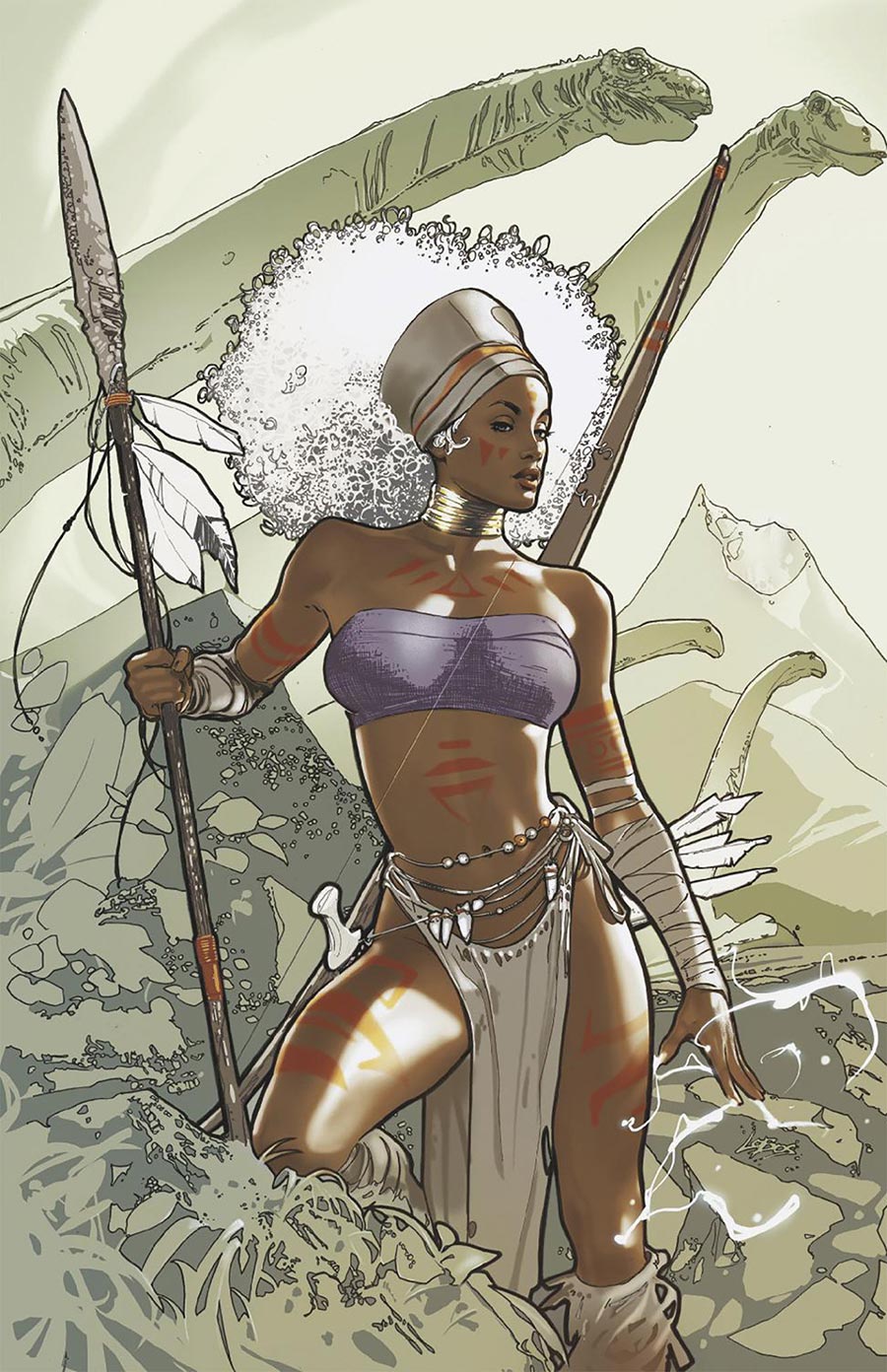 Storm Earths Mightiest Mutant #1 Cover G Incentive Pablo Villalobos Virgin Cover (Shadows Of Tomorrow Tie-In)