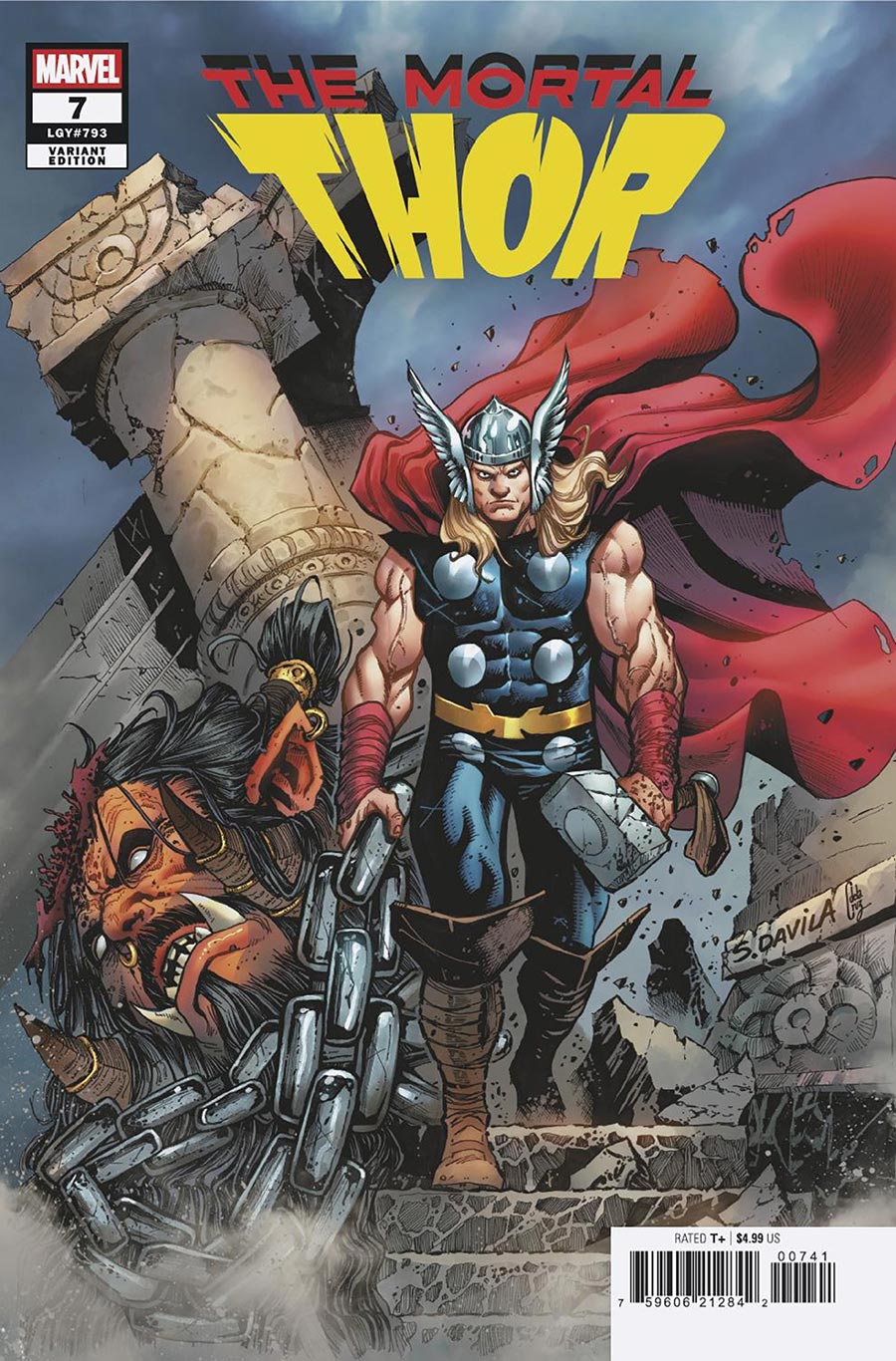 Mortal Thor #7 Cover D Variant Sergio Davila Cover