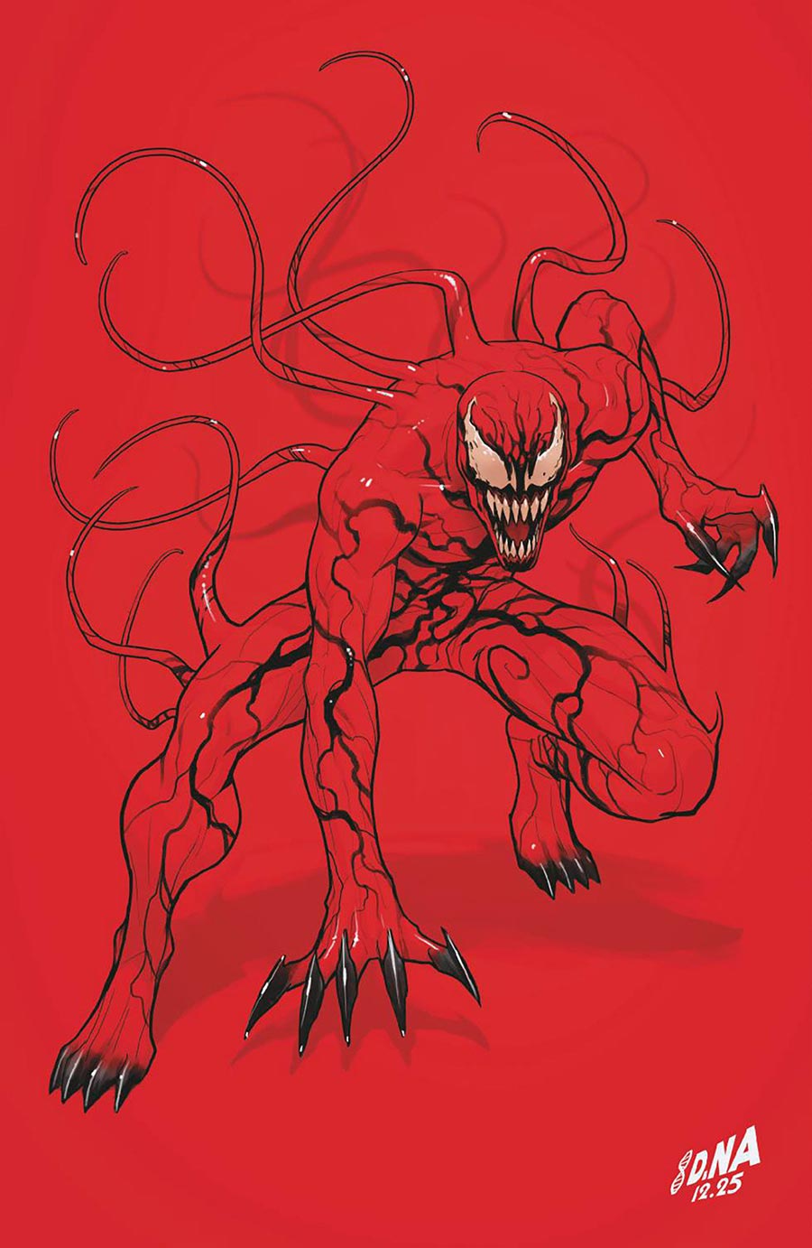 Venom Vol 5 #254 Cover E Incentive David Nakayama Color Block Red Virgin Cover