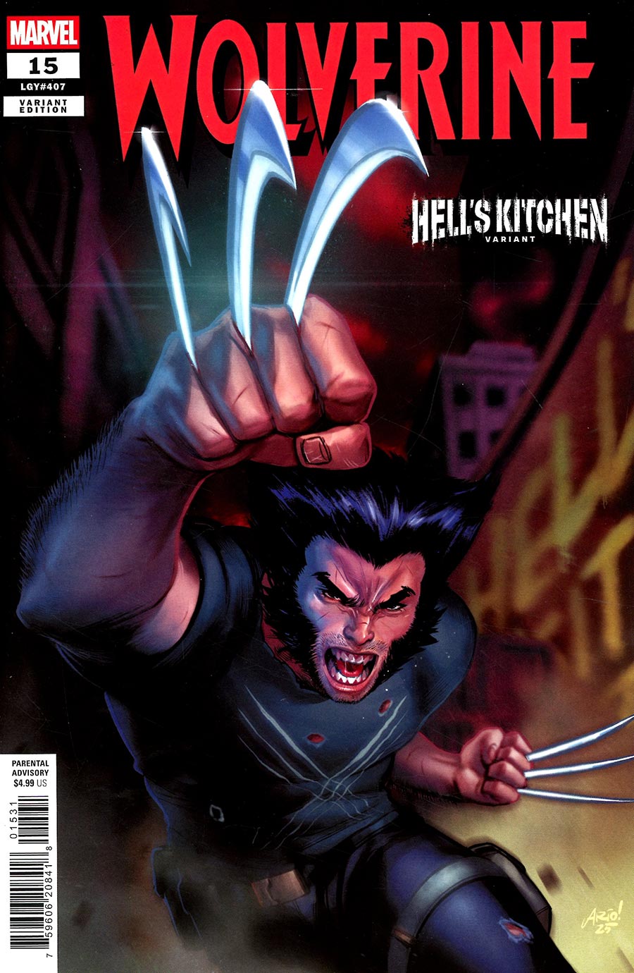 Wolverine Vol 8 #15 Cover C Variant Ario Anindito Hells Kitchen Cover (Shadows Of Tomorrow Tie-In)