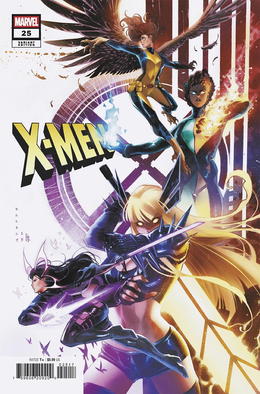X-Men Vol 7 #25 Cover F Incentive Karen S Darboe Variant Cover (Shadows Of Tomorrow Tie-In)