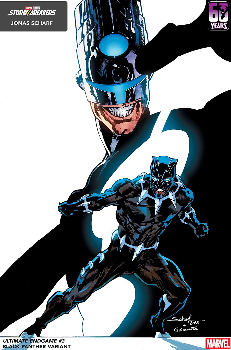 Ultimate Endgame #3 Cover B Variant Jonas Scharf Black Panther Cover