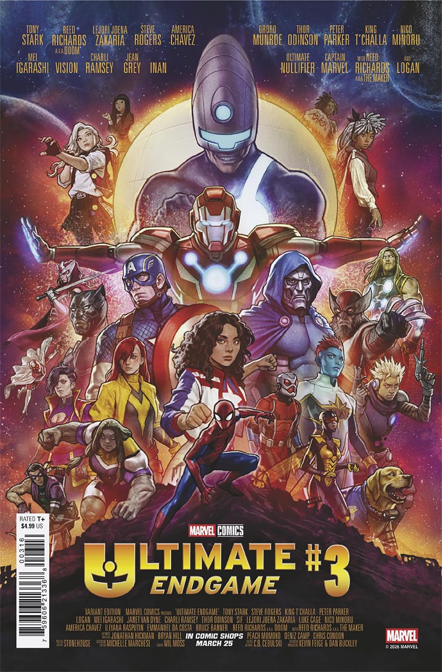 Ultimate Endgame #3 Cover G Incentive Stonehouse Homage Variant Cover