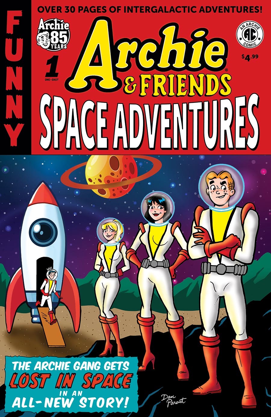 Archie & Friends Space Adventures #1 (One Shot) Cover A Regular Dan Parent Cover