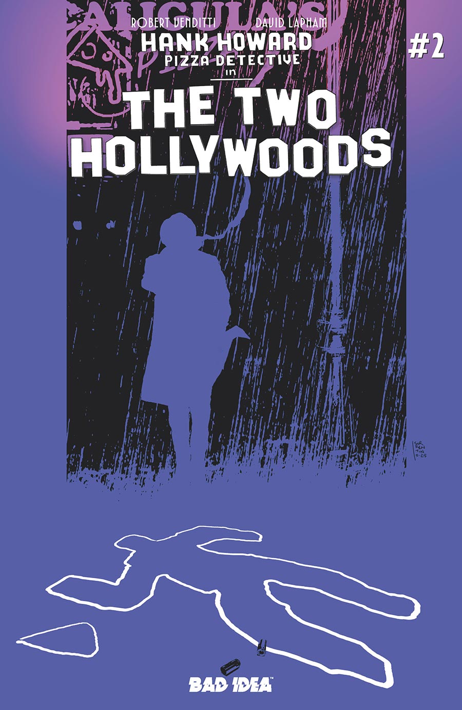 Hank Howard Pizza Detective The Two Hollywoods #2 Cover A Regular Andrea Sorrentino Cover